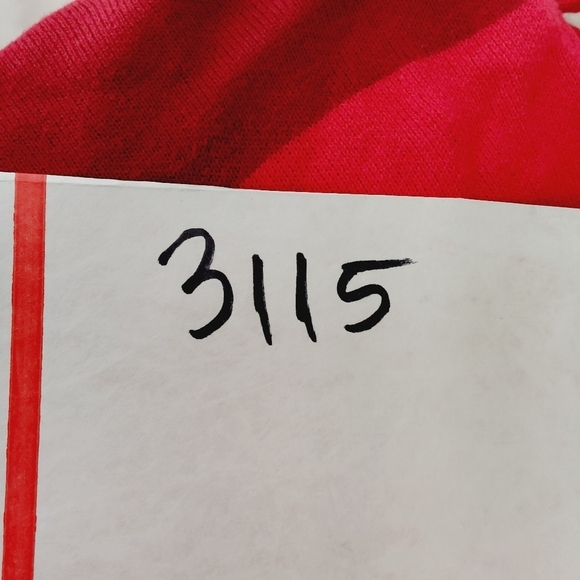 CAbi Firebrick Red Fringe Lightweight Cozy Poncho with Pockets P3115 - Picture 8 of 8